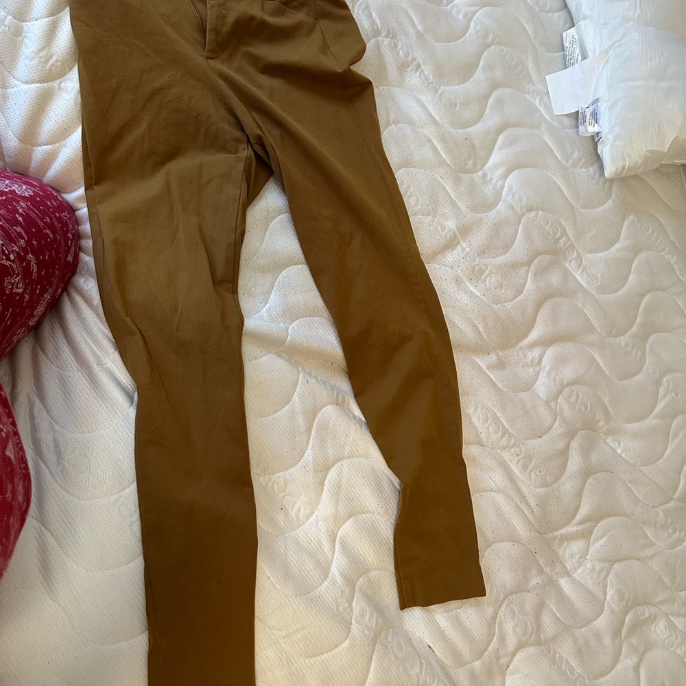 Old Navy Pixie Work Pants Hazelnut Brown - image 1